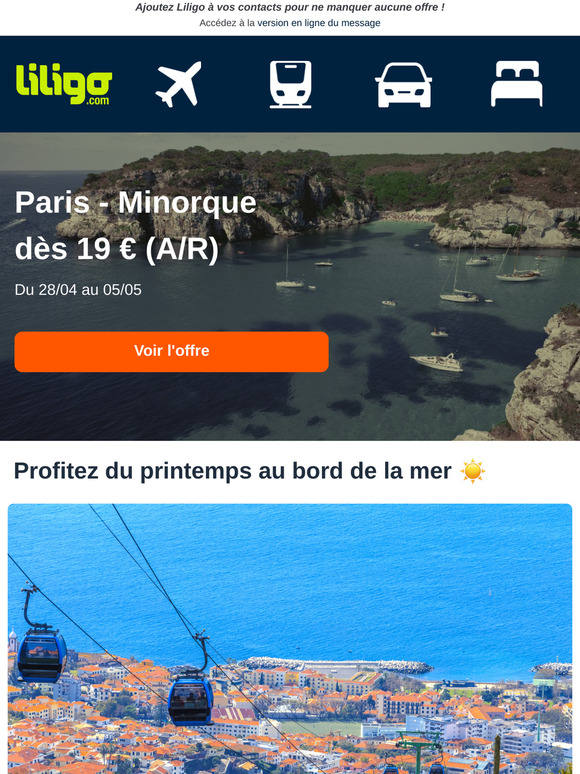 Découvrez nos top deals pour partir en vacances en avril 🌺☀️
