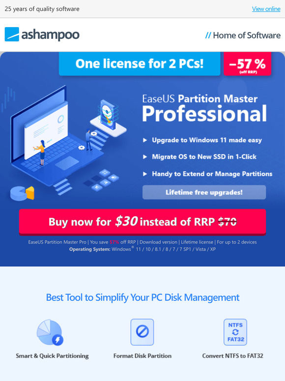 The best Tool to Simplify Your PC Disk Management - EaseUS Partition Master Pro