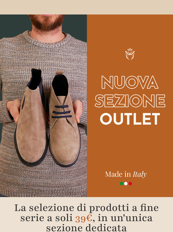✨ Nuova sezione OUTLET: tutto a 39€