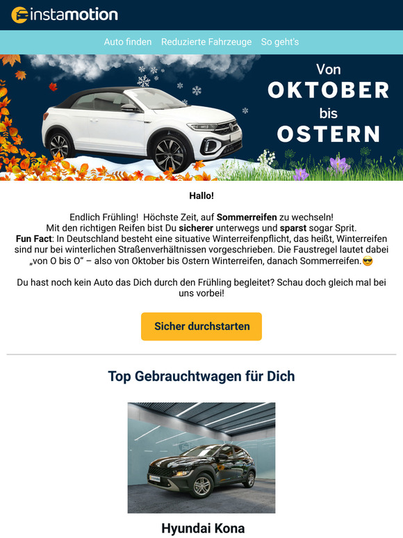 Hast Du schon einen Termin zum Reifenwechseln?