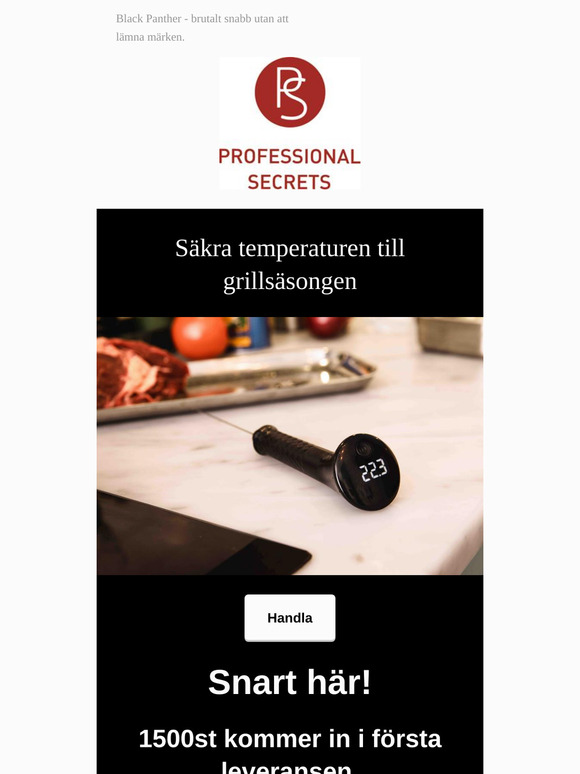 Kockarnas favorit termometer