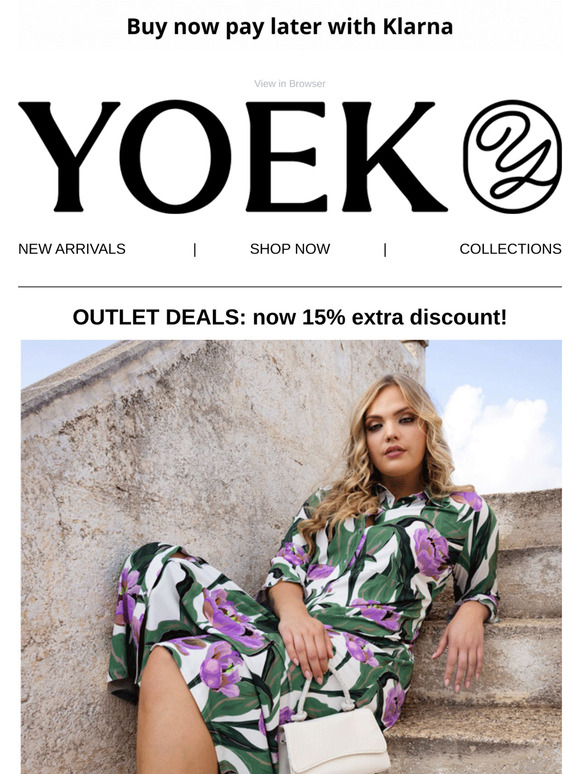 ❗ 2 Days left: Grab that EXTRA 15% discount in the Outlet!