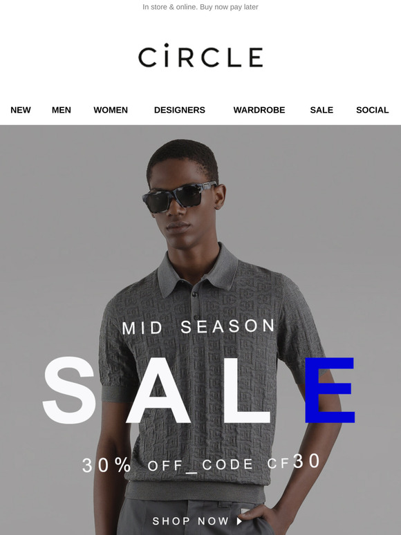 Mid Season  Sale Now On