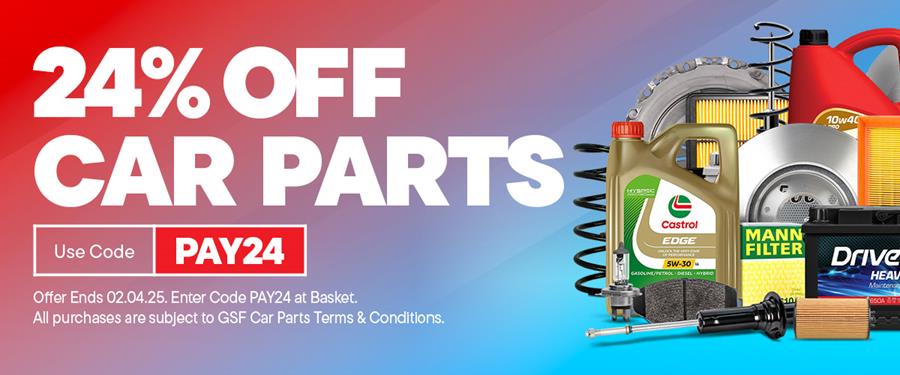20% Off Car Parts - Use Code PARTS20