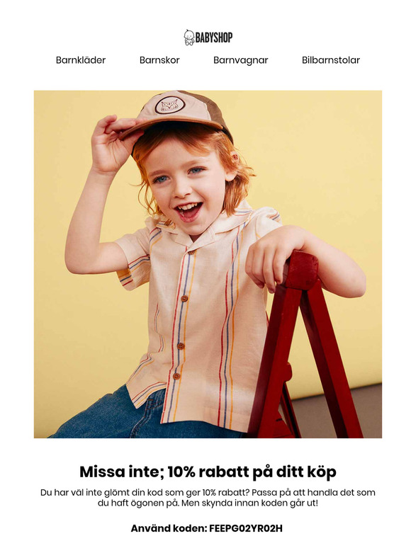 Du har väl inte glömt din rabattkod? 🛒