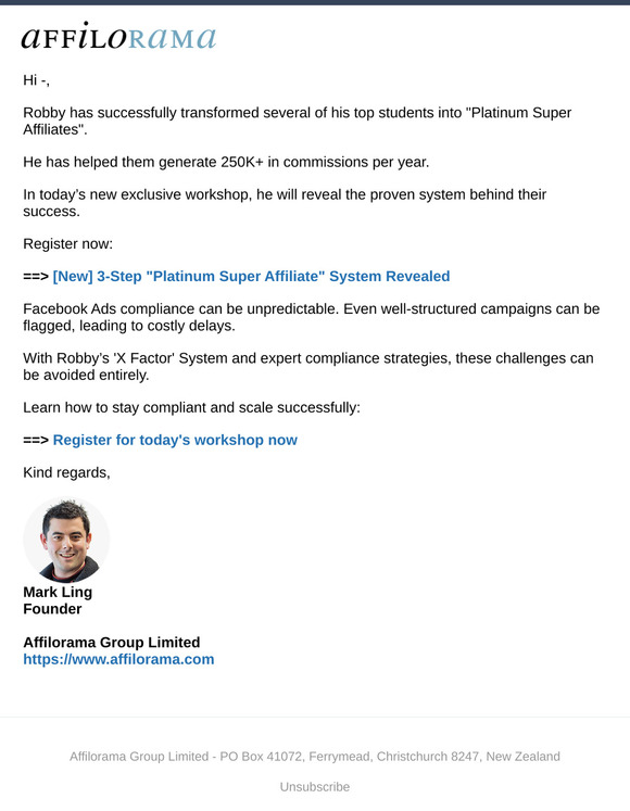[New] 3-Step "Platinum Super Affiliate" System Revealed