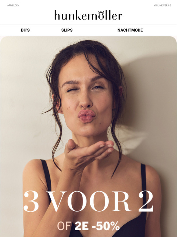 Spring gift 🌸 3 bh's voor 2 of -50% op de 2e!*
