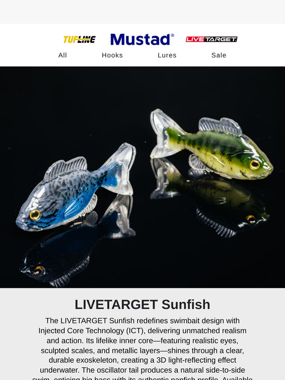 Swimbait Innovation: LIVETARGET Sunfish