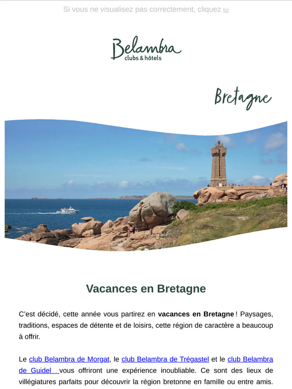 Des vacances en Bretagne au grand air !