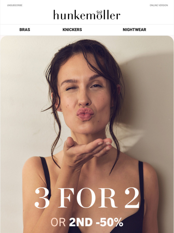Spring gift! 🌸 3 bras for 2 or 2nd one -50%*