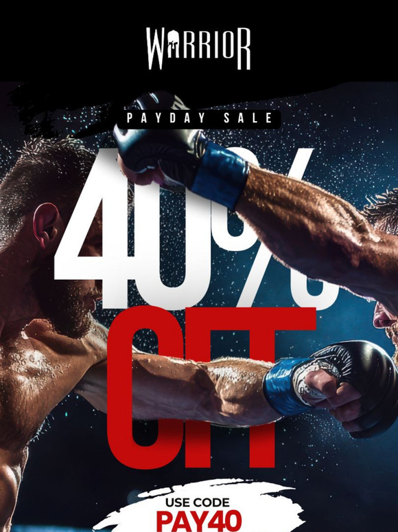 Payday Weekend Sale: 40% Off Everything!