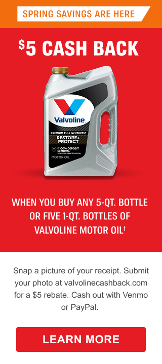 SPRING SAVINGS ARE HERE | $5 CASH BACK