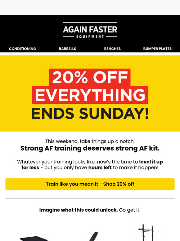 Just hours left to grab 20% off everything! ⏳