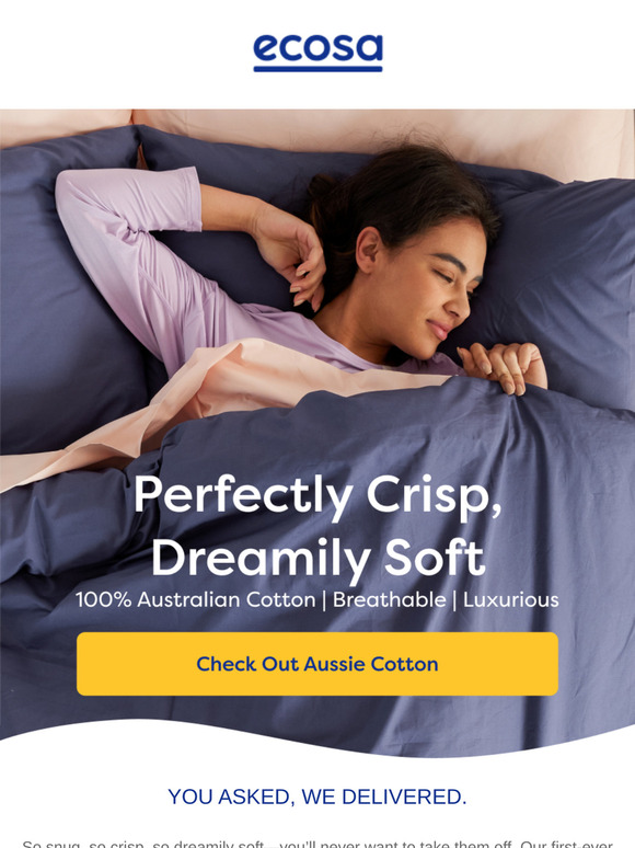 NEW: 100% Australian Cotton Sheets Are Here.