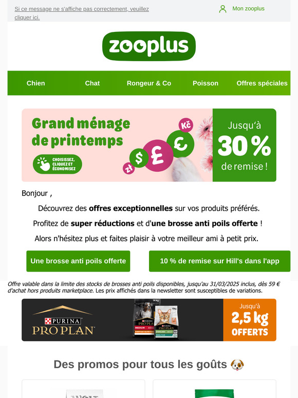 Vos super promos de la semaine ✨