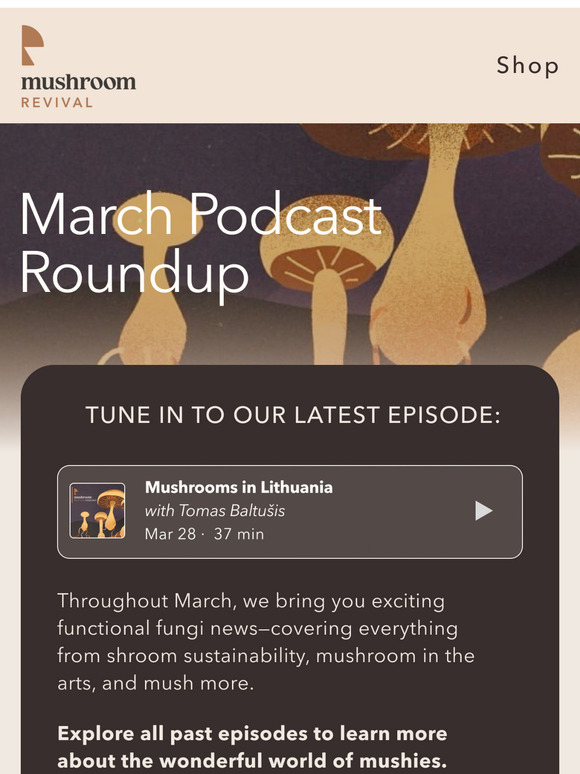 March's Mushie Must-Listens