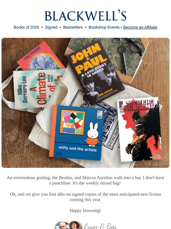 We've only gone and dropped signed Salman Rushdie...