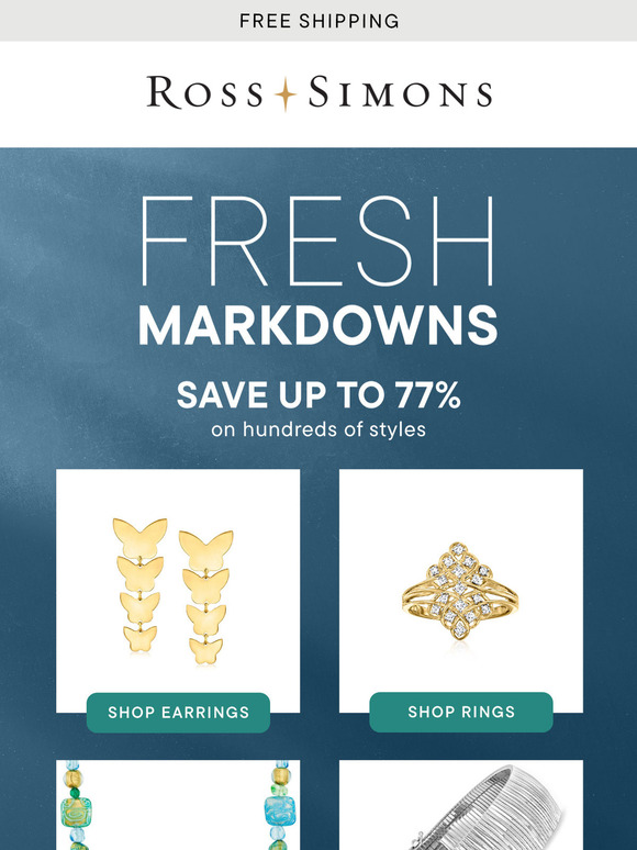 See it, snag it. Save up to 77% on fresh markdowns ➡️