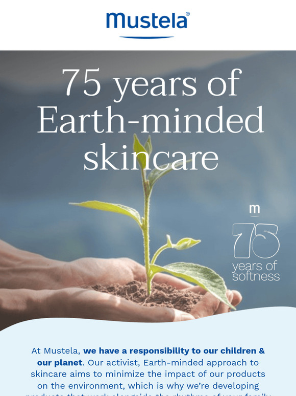 75 years of Earth-minded skincare 🌍 💚