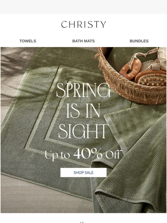 LAST CHANCE: Up to 40% Off Spring Sale 🌸