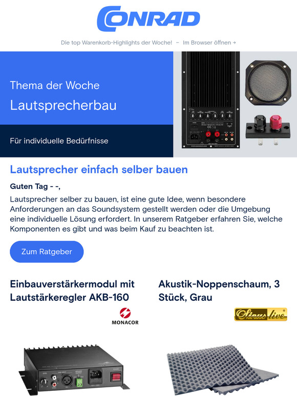 Highlight der Woche: 🔊 Lautsprecher einfach selber bauen