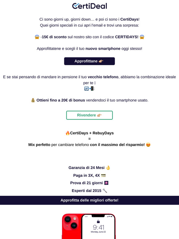 📢 I migliori Days, sono i CertiDays
