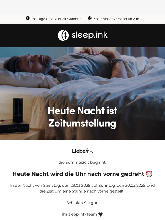Heute Nacht ist Zeitumstellung ⏰