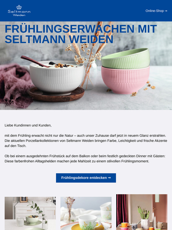 🌷 Seltmann Weiden bringt den Frühling auf den Tisch!