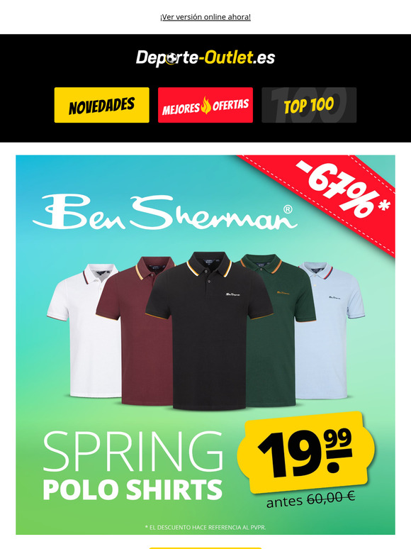 Polos Ben Sherman ¡sólo 19,99 €! 😲🛍