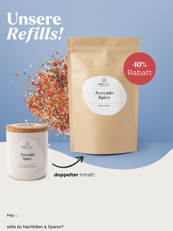 Nur noch im März: 10 % auf alle Refills – jetzt nachfüllen & sparen!