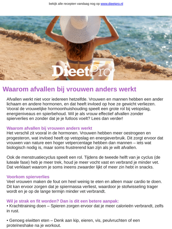 Waarom afvallen bij vrouwen anders werkt