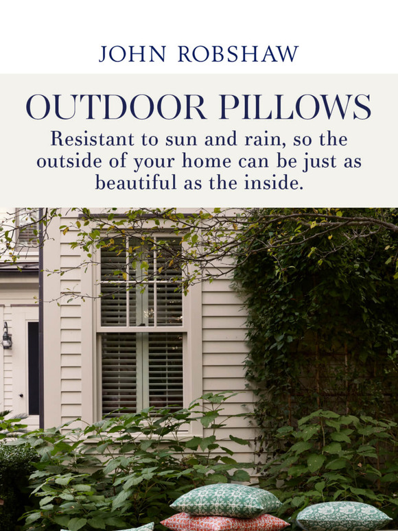 New Outdoor Pillows