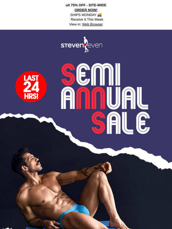 u/t 75% OFF Semi-Annual Sale - All Men's Underwear Brands + Free Shipping