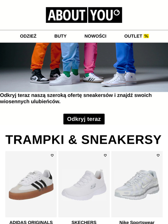 Sneakersy na wiosnę
