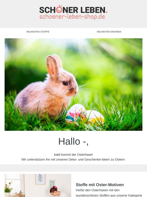 —, der Osterhase kommt! 🐇
