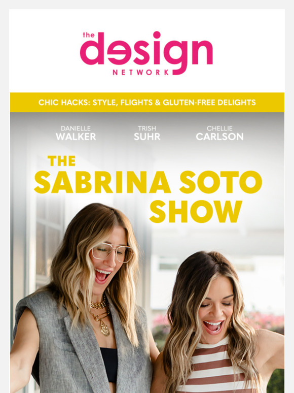 The Sabrina Soto Show | Chic Hacks: Style, Flights & Gluten-Free Delights