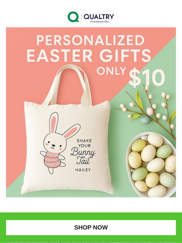 🐰 Hop into Easter with Personalized Gifts & Decor Under $10!