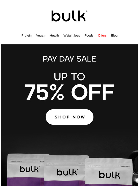 Pay Day = Bigger Gains for Less