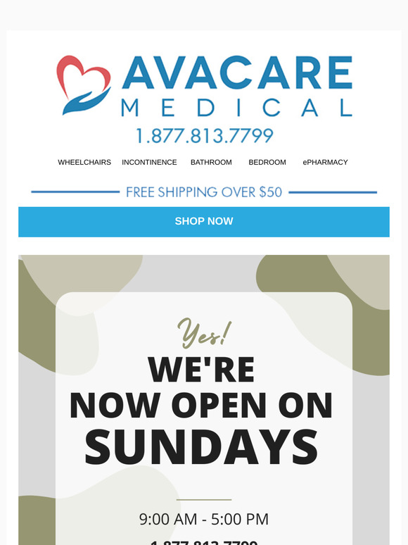 Its Sunday And We Are Open!