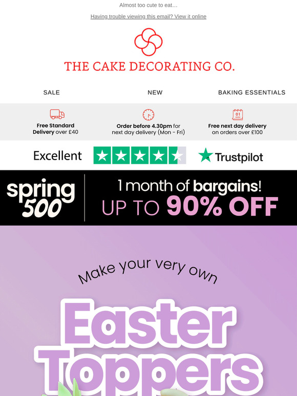 Easter Inspo: Sugarpaste Cupcake Toppers