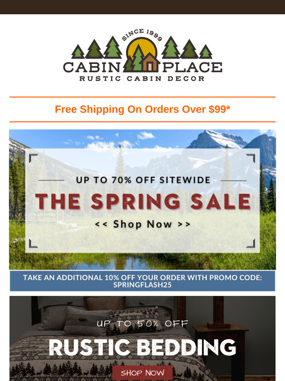 Spring Savings + A Special Promo Code!