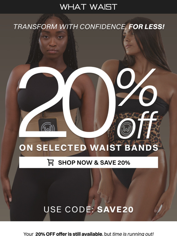 Feel Confident, Look Powerful. Save 20% Today!