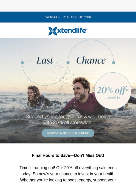 20% Off Everything! Don't miss out!