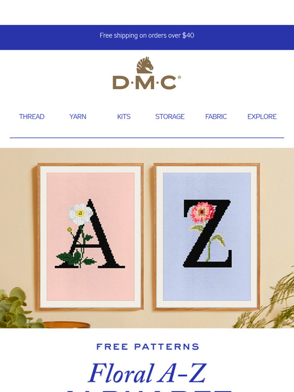 Complimentary Patterns: Floral A-Z Alphabet 🌸