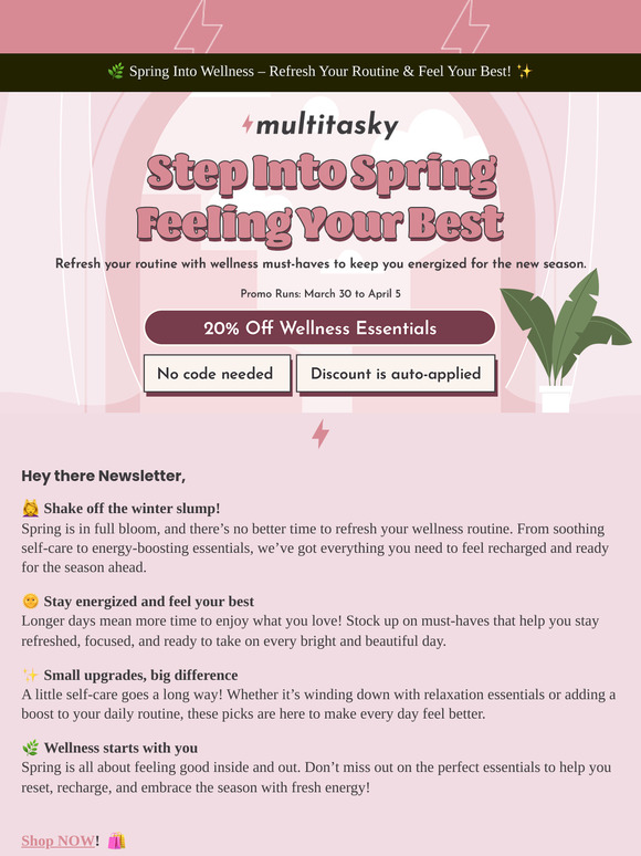 🌸 Refresh & Recharge – Spring Wellness Awaits!