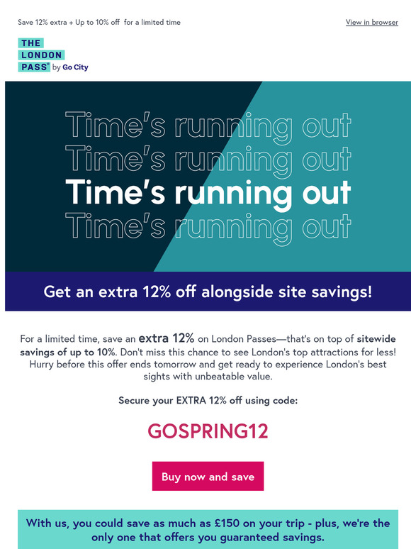 ☄️ Time is running out – Don’t miss your chance to save on The London Pass!