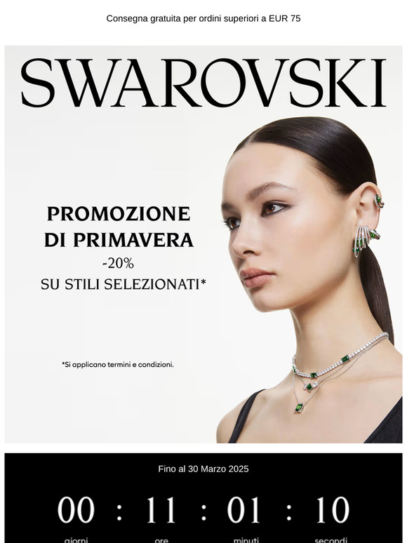 Ultime ore: -20% su stili selezionati*