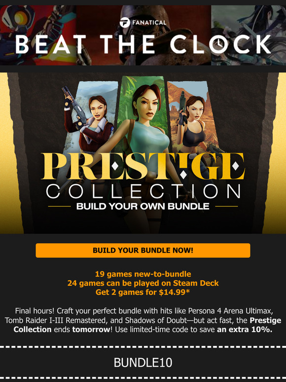 ⏳ Don’t let the Prestige Bundle slip away ⏳