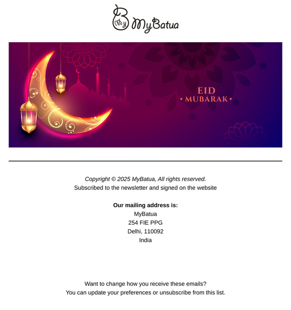 Eid Mubarak 🌙