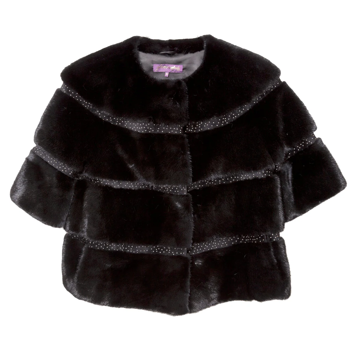 Black Velvet Dot Jacket